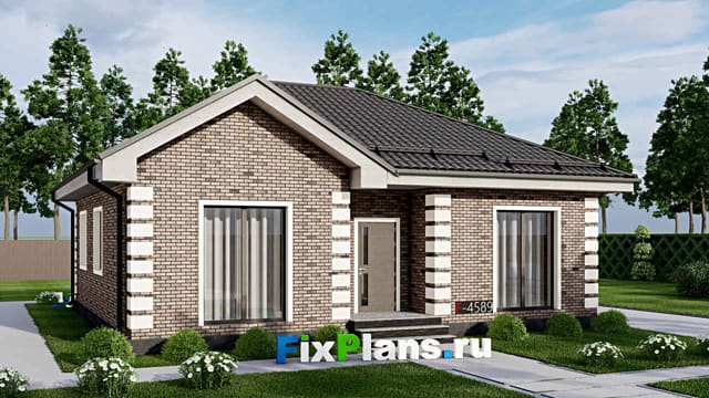 Одноэтажный дом F-4589